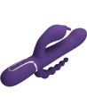 PRETTY LOVE - CAMMY TRIPLE VIBRATEUR MULTIFONCTION 4 EN 1 VIOLET