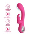 PRETTY LOVE - VIBRATEUR NOVAK RABBIT 12 VIBRATIONS ROSE