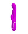 PRETTY LOVE - SHANIA TRIPLE RABBIT VIBRATEUR MULTIFONCTION ROSE