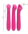 INTENSE - PATY VIBRATEUR 19 CM FLEXIBLE 10 VIBRATIONS MODÈLE 2 ROSE