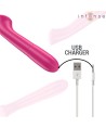 INTENSE - PATY VIBRATEUR 19 CM FLEXIBLE 10 VIBRATIONS MODÈLE 2 ROSE