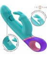 INTENSE - MONICA VIBRATEUR RABBIT AVEC STIMULATEUR DE POINT G ROTATIF BLEU