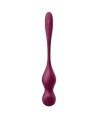 SATISFYER - LOVE BIRDS VARY BALLES VIBRANTES APPLICATION GRATUITE VIN ROUGE