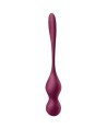 SATISFYER - LOVE BIRDS VARY BALLES VIBRANTES APPLICATION GRATUITE VIN ROUGE