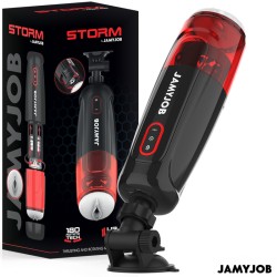 JAMYJOB - MASTURBATEUR VAGIN AUTOMATIQUE STORM 10 MODES DE ROTATION ET DE POUSSÉE