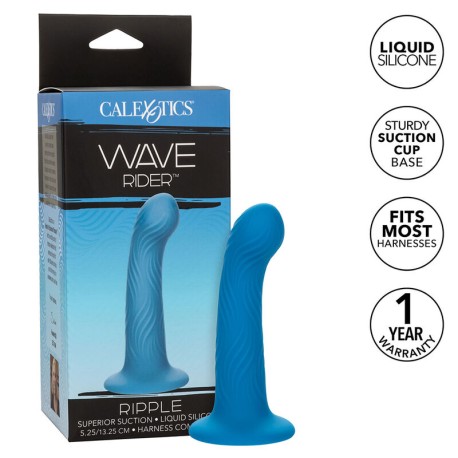 CALEXOTICS - WAVE RIDER PLUG ANAL RIPPLE BLEU