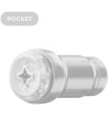 KIIROO - FEEL POCKET STROKER CRISTAL PAR KIIROO TRANSPARENT