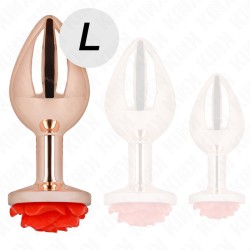 KINK - PLUG ANAL OR ROSE AVEC ROSE ROUGE L