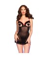 CHILIROSE - CR 4832 BABYDOLL NOIR S/M