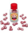 DIABLO PICANTE - 12 BONBONS RIRE EN FORME DE PÉNIS FRAISE/CERISE