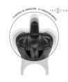 INTENSE - MABEL ANNEAU VIBRANT 10 VIBRATIONS AVEC STIMULATEUR DE CLITORIS NOIR