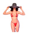 CHILIROSE - CR 4840 MICRO BIKINI ROUGE S/M