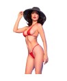 CHILIROSE - CR 4840 MICRO BIKINI ROUGE S/M