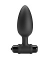 PRETTY LOVE - VIBRA BUTT PLUG 2 PLUG ANAL 10 VIBRATIONS NOIR