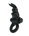 PRETTY LOVE - ANNEAU VIBRATEUR EXCITANT RABBIT 10 VIBRATIONS NOIR