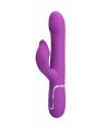 PRETTY LOVE - VIBRATEUR ET STIMULATEUR MULTIFONCTION 4 EN 1 VIOLET