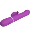 PRETTY LOVE - VIBRATEUR ET STIMULATEUR MULTIFONCTION 4 EN 1 VIOLET