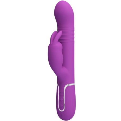 PRETTY LOVE - VIBRATEUR LAPIN MULTIFONCTION COALE 4 EN 1 VIOLET