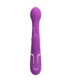 PRETTY LOVE - VIBRATEUR LAPIN MULTIFONCTION 3 EN 1 DEJON VIOLET