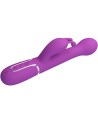 PRETTY LOVE - VIBRATEUR LAPIN MULTIFONCTION 3 EN 1 DEJON VIOLET