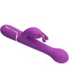 PRETTY LOVE - VIBRATEUR LAPIN MULTIFONCTION 3 EN 1 DEJON VIOLET