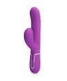 PRETTY LOVE - VIBRATEUR LAPIN MULTIFONCTION 3 EN 1 PERLITA VIOLET