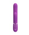 PRETTY LOVE - VIBRATEUR LAPIN MULTIFONCTION 3 EN 1 PERLITA VIOLET