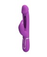 PRETTY LOVE - KAMPAS VIBRATEUR LAPIN MULTIFONCTION 3 EN 1 VIOLET