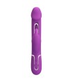 PRETTY LOVE - KAMPAS VIBRATEUR LAPIN MULTIFONCTION 3 EN 1 VIOLET