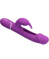 PRETTY LOVE - KAMPAS VIBRATEUR LAPIN MULTIFONCTION 3 EN 1 VIOLET