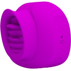 PRETTY LOVE - STIMULATEUR DE CLITORIS ESTELLE TONGUE 12 VIBRATIONS VIOLET