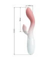 PRETTY LOVE - VIBRATEUR POINT G LUMINEUX + STIMULATEUR DE CLITORIS 30 VIBRATIONS ROSE