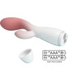 PRETTY LOVE - VIBRATEUR POINT G LUMINEUX + STIMULATEUR DE CLITORIS 30 VIBRATIONS ROSE