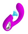 PRETTY LOVE - SIBEL VIBRATEUR POINT G + STIMULATEUR CLITORIS SIBEL 10 VIBRATIONS VIOLET