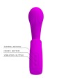 PRETTY LOVE - SIBEL VIBRATEUR POINT G + STIMULATEUR CLITORIS SIBEL 10 VIBRATIONS VIOLET