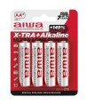 AIWA - PILE ALCALINE X-TRA AA LR6 BLISTER*4