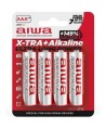 AIWA - PILE ALCALINE X-TRA AAA LR03 BLISTER*4