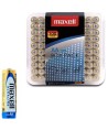 MAXELL - PACK DE 100 PILES ALCALINES AA LR6