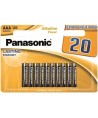 PANASONIC - PILE ALCALINE AAA BRONZE LR03 BLISTER*20