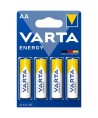 VARTA - PILE ALCALINE ENERGY AA LR6 BLISTER*4