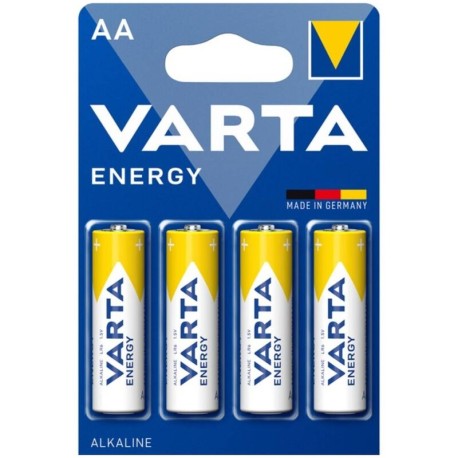 VARTA - PILE ALCALINE ENERGY AA LR6 BLISTER*4