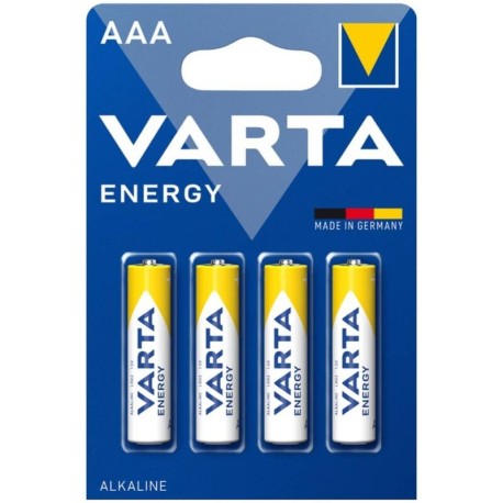 VARTA - PILE ALCALINE ENERGY AAA LR03 BLISTER*4