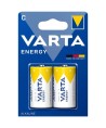 VARTA - PILE ALCALINE ENERGY C LR14 BLISTER*2