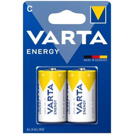 VARTA - PILE ALCALINE ENERGY C LR14 BLISTER*2